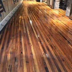 Hardwood Floor Cleaning Before and After